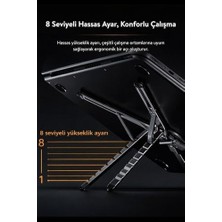 Canarino Katlanabilir Portatif Laptop Standı Manyetik Telefon ve Tablet Tutucu Tripod 4 In 1 DS-500