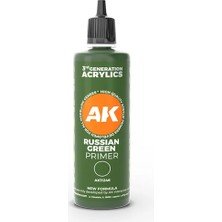 Ak Interactive 11246, 100 Ml. Rus Yeşili Astar Maket Boyası