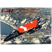 HT074 1/72 Ölçek F-4e Phantom Iı Terminatör, 50.yıl Kutlama Maketi
