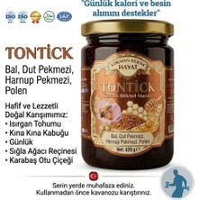 Tontick Karışık Bitkisel Macun 420G - Bal, Pekmez ve Polenli Zengin Formül Takviye Edici Gıda Lokman Hekim Hayat