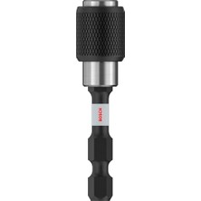 Canarino Professional Accessories 2608522320 Hızlı Kilit Uç Tutucu (Darbe Kontrolü, 1/4 Inç Altıgen Şaft, Maymuncuk ve Tıklama)