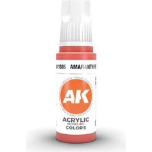 Ak Interactive 11086, 17 Ml. 3gen Amaranth Red Maket Boyası