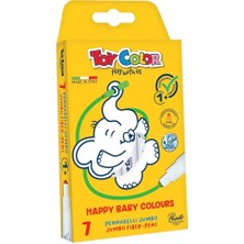 Toy Color Jumbo Keçeli Kalem 5 mm 7li Happy Baby Colours 0071.000