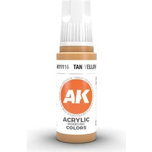Ak Interactive 11116, 17 Ml. 3gen Tan Yellow Maket Boyası