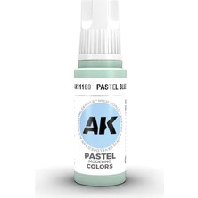 Ak Interactive 11168, 17 Ml. 3gen Pastel Blue Maket Boyası