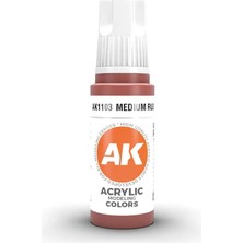 Ak Interactive 11103, 17 Ml. 3gen Medium Rust Maket Boyası
