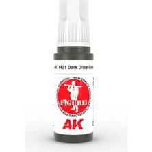 Ak Interactive 11421, 17 Ml. 3gen Dark Olive Green Figür Boyası