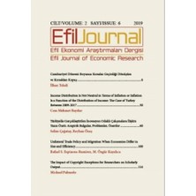 Efil Ekonomi Araştırmaları Dergisi Cilt: 2 Sayı : 6