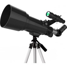 Hace Bazaar 400X70MM Açıklıklı Refrakter Teleskoplar (15X-150X), Telefon Adaptörlü Reflex