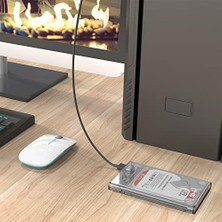 Canarino USB 3.0 Micro B Şeffaf 2.5” Inch Sata SSD Hard Disk Kutusu