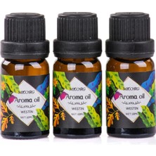 Canarino 3’lü Esansiyel Uçucu Yağ 3X10ML Westin Kokulu Buhurdanlık Yağı Set, Difüzör, Banyo ve Oda Kokusu