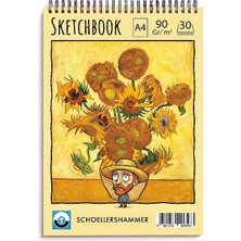 Schoellershammer Art Comics Sketchbook A4 90GR 30YP Ayçiçek
