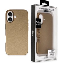 sbodurhome    iPhone 16 Wonder Deri Magsafe Kapak - Bronz