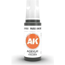 Ak Interactive 11159, 17 Ml. 3gen Russian Green Maket Boyası