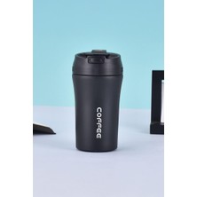 Canarino 304 Çelik Siyah 400 ml Kahve El Termos Mug CIN853SY