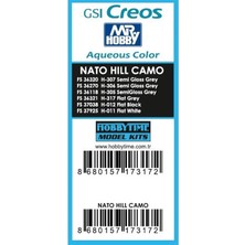 Mr.hobby Nato Hill 2 Camo Boya Seti-6 Adet 10 Ml., Hobbytime