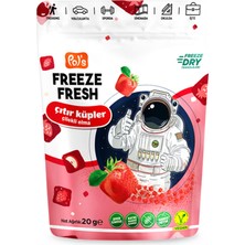 Pol's Freeze Fresh Çıtır Küp Çilekli Elma 20G (6'li Paket)