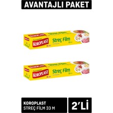 Koroplast Streç Film 33 Metre 2 Adet (6'li Paket)