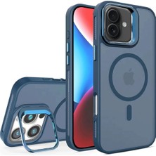 sbodurhome    iPhone 16 Plus Flet Lens Magsafe Kapak - Lacivert