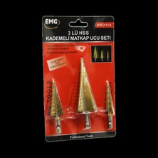 Hace Bazaar 3 Parça  Hss Kademeli Matkap Ucu Set (4887)