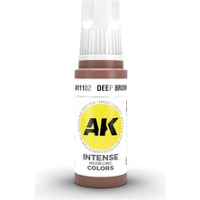 Ak Interactive 11102, 17 Ml. 3gen Deep Brown Maket Boyası