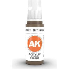 Ak Interactive 11127, 17 Ml. 3gen British Khaki Maket Boyası