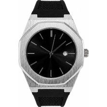 Aybars Erkek Kol Saati, Plastik Kordon, Siyah Kadran Quartz Analog Bilek Saati