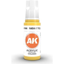 Ak Interactive 11046, 17 Ml. 3gen Radiant Yellow Maket Boyası
