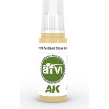 Ak Interactive 11378, 17 Ml. 3gen Portland Stone No.64 Afv Maket Boyası