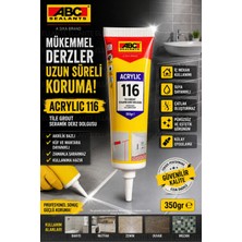 Beyaz Seramik Derz Dolgusu 350 gr Kullanıma Hazır Akrilik Tamir Dolgusu Beyaz Derz