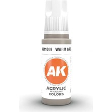 Ak Interactive 11009, 17 Ml. 3gen Warm Grey Maket Boyası