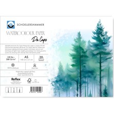 Schoellershammer Da Capo Cold Press Ciltli Suluboya Defteri 300 gr A5 20 Yaprak