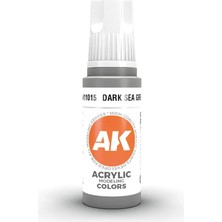 Ak Interactive 11015, 17 Ml. 3gen Dark Sea Grey Maket Boyası