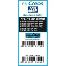 Mr.hobby Sea Camo Boya Seti-6 Adet 10 Ml., Hobbytime