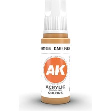 Ak Interactive 11056, 17 Ml. 3gen Dark Flesh Maket Boyası