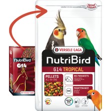 Versele-Laga Zengezur Versele Laga Nutrıbırd G14 Tropıcal Paraket Pelet Yem 10KG