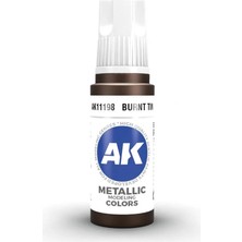 Ak Interactive 11198, 17 Ml. 3gen Burnt Tin Maket Boyası