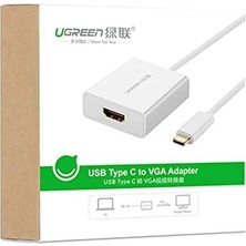 Canarino Type-C To HDMI Dişi 4K Çevirici Adaptör, Beyaz