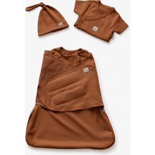 Qundaq Yenidoğan Kundak Seti – Kalça Dostu - Terracotta