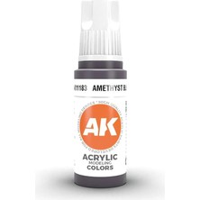 Ak Interactive 11183, 17 Ml. 3gen Amethyst Blue Maket Boyası