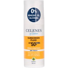 Celenes By Sweden Celenes Herbal Dry Touch Güneş Koruyucu Yüz Kremi Spf 50+ 50 ml (6'li Paket)