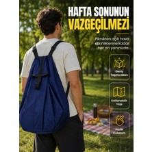 Just Cheap Store Kamp Seyahat Spor ve Piknik Için Geniş Hacimli Katlanabilir Omuz Çantası