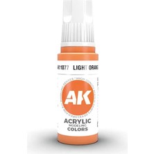 Ak Interactive 11077, 17 Ml. 3gen Light Orange Maket Boyası
