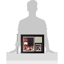 Canarino Efsaneler Kalıp Hiç Muhammad Ali V.b. Liston Çerçeveli Fotoğraf Collage, 11 x 35,6 cm