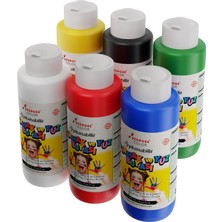 Canarino Ana Renkler Parmak Boyası 6'lı Set 6X120ML