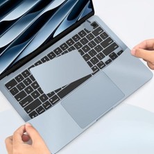 Canarino MacBook Air 13.6 Inç A2681 A3113 A3240 A3449 Uyumlu Palm Koruyucu + Trackpad Koruyucu Set, M2 M3 M4 M5 Gök Mavisi