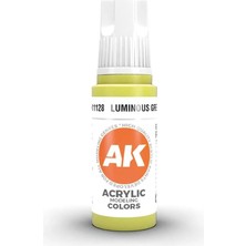 Ak Interactive 11128, 17 Ml. 3gen Luminous Green Maket Boyası