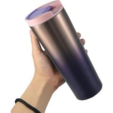Canarino Komple 304 L Çelik Pembe 6 Oz 473 ml Kahve Termos Mug CIN227PM