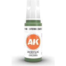 Ak Interactive 11149, 17 Ml. 3gen Intermediate Green Maket Boyası