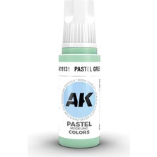 Ak Interactive 11131, 17 Ml. 3gen Pastel Green Maket Boyası